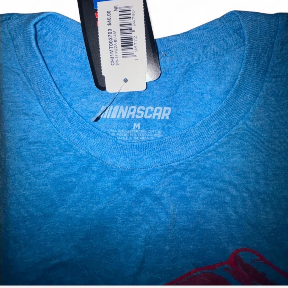 NASCAR Chicago Street Race July 2024 T Shirt Blue Pizza Graphic Mens Size Medium - Picture 5 of 6